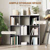 HOMCOM Nine-Cube Storage Shelf - Grey