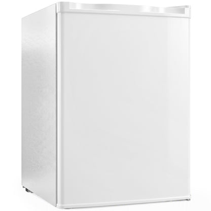 HOMCOM 73 L Mini Fridge with Chiller Box in White