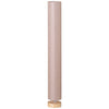 HOMCOM Floor Lamp for Living Room, 120cm Modern Standing Lamp with Linen Shade and Wooden Base, Cream