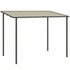 Outsunny 3 x 2 m Lean to Garden Pergola, Metal Frame Gazebo Pergola with UPF30+ Protection, Sloped Roof, Drainage Holes, Cream