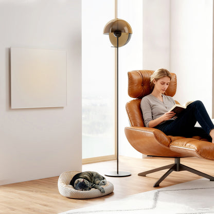 HOMCOM Wifi Smart Electric Heater in White