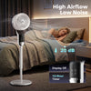 HOMCOM 20 dB Silent Standing Fan, 41