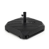 90 kg Fillable Patio Umbrella Base with Wheels and Telescopic Pull Rod