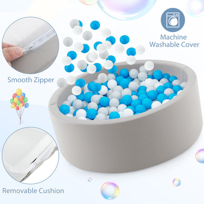 Close up of the soft play set showing zipper and removable cushion