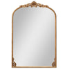 90 x 61cm Antiqued Gold Wall Mirror with Baroque Ornate Frame-M