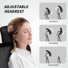 HOMCOM Mesh Back Office Chair, with Lumbar Support - Black
