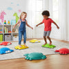 9 Pieces Non-Slip Toddler Stepping Stones for Kids Aged 3+-Colourful
