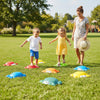 9 Pieces Non-Slip Toddler Stepping Stones for Kids Aged 3+-Colourful