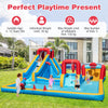 9-in-1 Inflatable Double Water Slide Park for Backyard