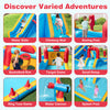9-in-1 Inflatable Double Water Slide Park for Backyard