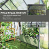 Outsunny 190 x 253 cm Walk-In Polycarbonate Greenhouse - Dark Grey