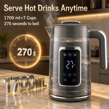 HOMCOM Electric Kettle in Grey