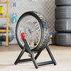 HOMCOM Foldable Motorcycle Wheel Balancer Truing Stand with Spoke Wrench, Steel Bike Tyre Rim Balancing Stand with Aluminium Shaft, Fits Wheels up to 23