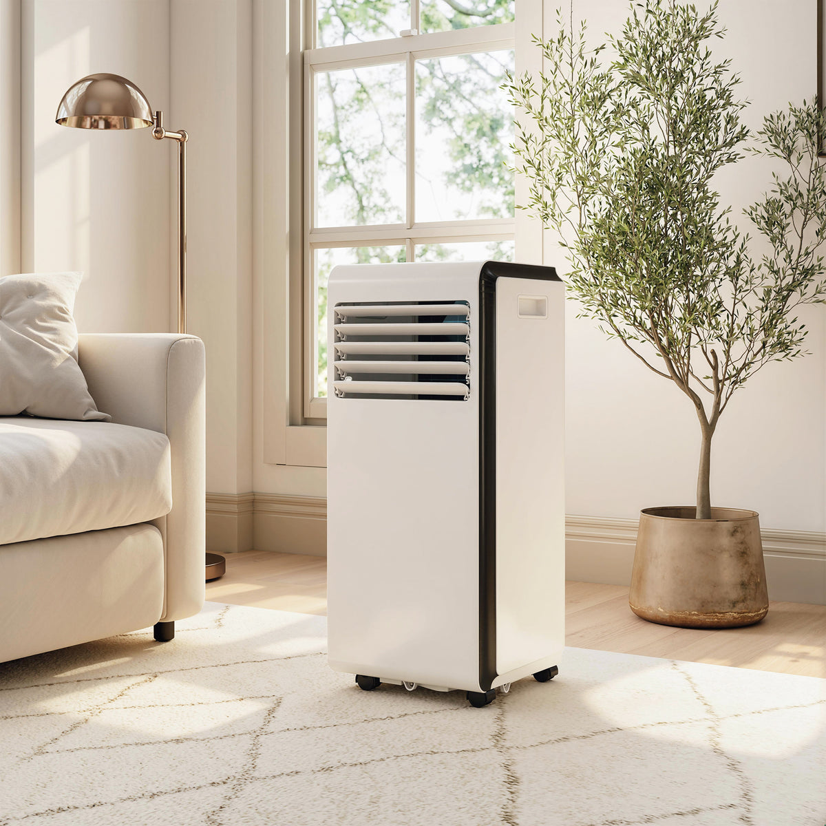 HOMCOM Portable Air Conditioner BTU White
