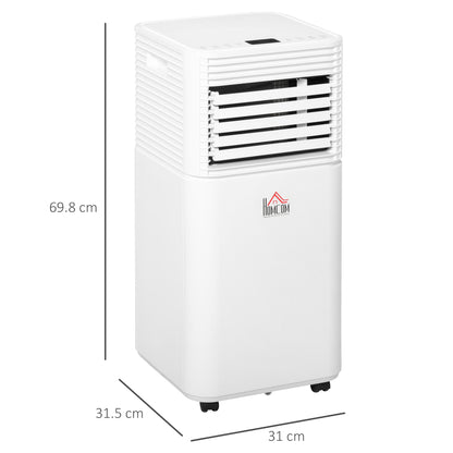 HOMCOM 9000 BTU Portable Air Conditioner in White