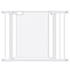 PawHut Pet Safety Gate, for Doorways, Staircases, Hallways, with Extensions Kit, 75-103cm - White