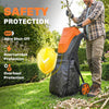 Outsunny 2500W Electric Wood Chipper, Corded Wood Mulcher Shredder with 45L Collection Bag, 4300RPM, 44mm Cutting Diameter