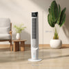 HOMCOM Air Cooler with LED Display and Remote Control, Oscillating Ice Cooling Fan with 3 Speeds, 4 Modes, 12 Hour Timer, White