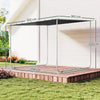 Outsunny 3 x 3(m) Mobile Pergola Kit, Portable Garden Gazebo with Wheels, Sandbags, Steel Frame, UV-Resistant