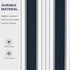 Outsunny Manual Retractable Awning, 3x2.5 m-Blue/White Stripes