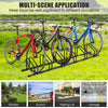 6-Bike Steel Bike Rack for Child BMX Road and Mountain Bikes-Black