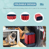 PawHut Dog Paddling Pool, Foldable Dog Pool, Leakproof & Hard Plastic, Portable Pet Bathtub with Non-Slip Base & Drainage Hole, for Indoors, Outdoors, Garden, Patio, 120 x 30 cm, Red