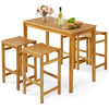 76cm Height Bar Chair with Saddle Shaped Seat and Sturdy Footrest