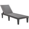 Adjustable Recliner Lounger Beach-Grey