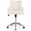 Adjustable 360° Swivel Accent Armchair-Beige