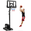 2.45-3.05M Portable Basketball Hoop Stand Adjustable for Adults and Teenagers