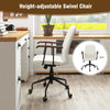 Adjustable Velvet Rocking Leisure Chair with Padded Seat-Beige