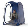 All-Weather Clear PVC Bubble Tent with Sealed Floor-Blue