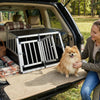 Aluminum Dog Transport Box with Lockable Door