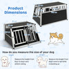 Aluminum Dog Transport Box with Lockable Door