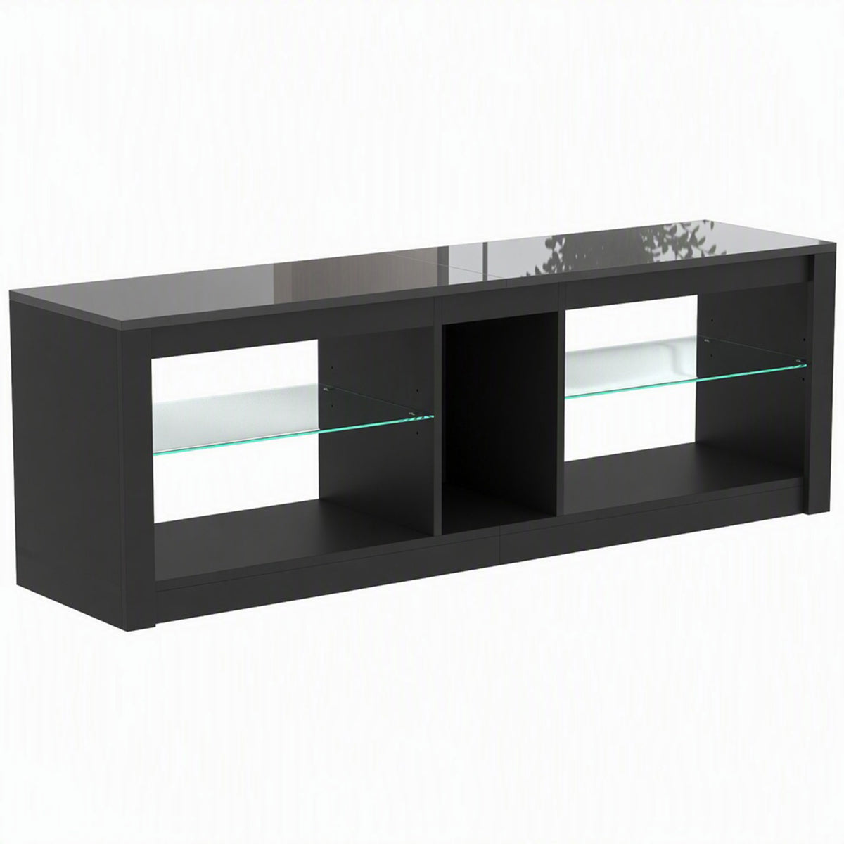 HOMCOM TV Stand Cabinet in Black
