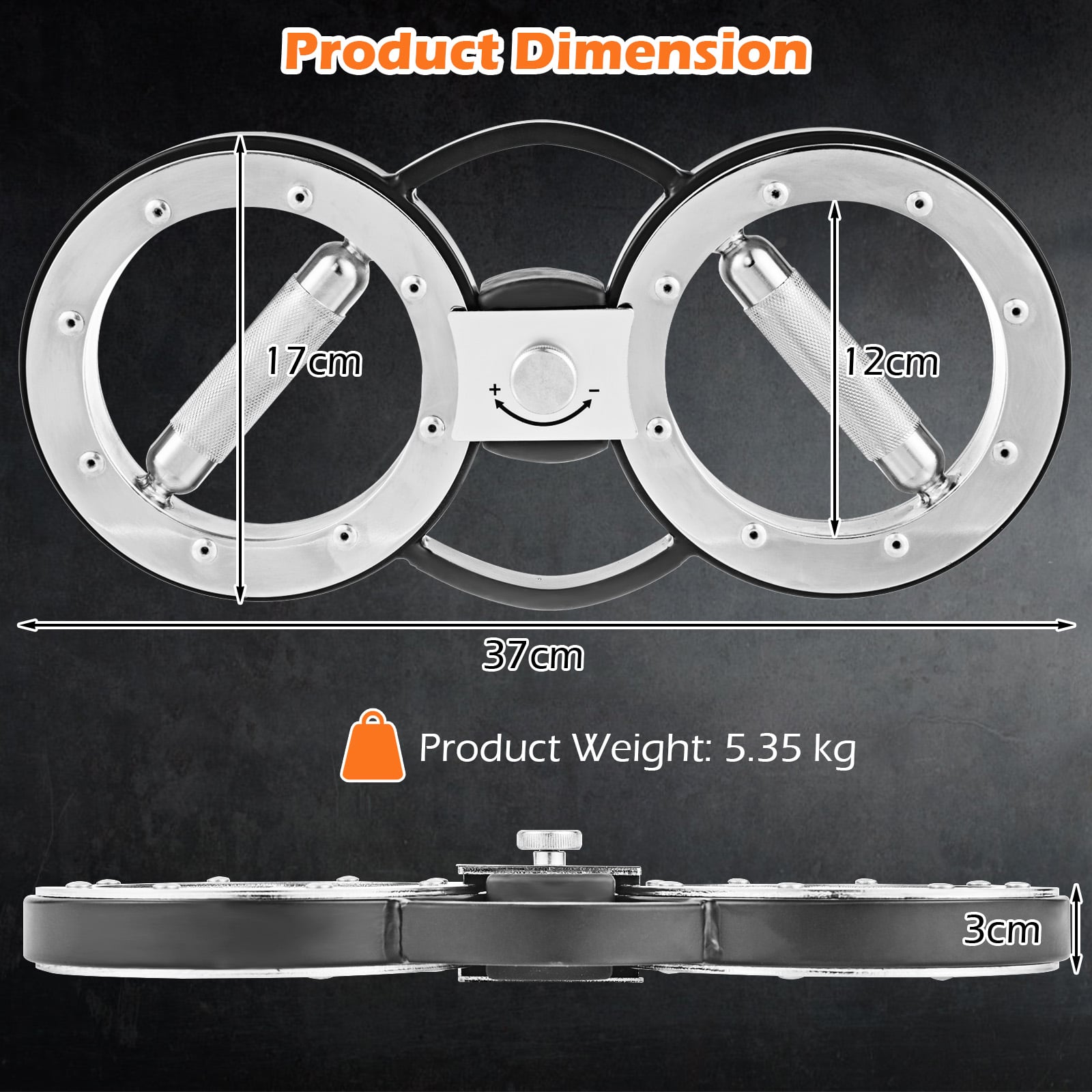 Arm Workout Equipment with Adjustable Resistance for Men and Women