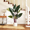 Artificial Rainbow Taro Tree 160cm Tall Fake Pre-potted Plant Set of 2