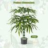 100 CM Artificial Bamboo Tree Set of 2 with Plastic Nursery Pot and Adjustable Branches