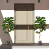 Artificial Boxwood Topiary Tree Potted Plants with PE Leaves-Green