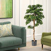 Artificial Boxwood Topiary Tree Potted Plants with PE Leaves-Green