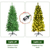 Artificial Pencil Christmas Tree with 250 Warm White UL-listed Lights-5FT