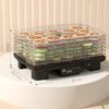 HOMCOM 40-70â Six-Tray Food Dehydrator - Black