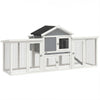 PawHut Large Chicken Coop, Wooden Outdoor Chicken Cage Poultry Hen House with Nesting Box
