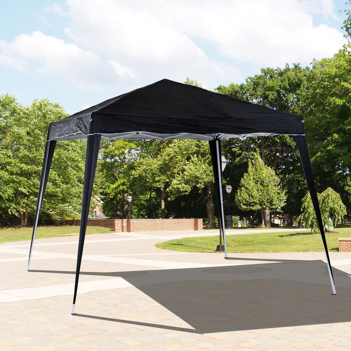 Outsunny Base/ Top Pop Up Gazebo with Carry Bag in Black