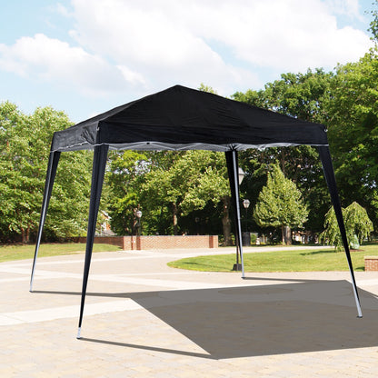 Outsunny Base/ Top Pop Up Gazebo with Carry Bag in Black