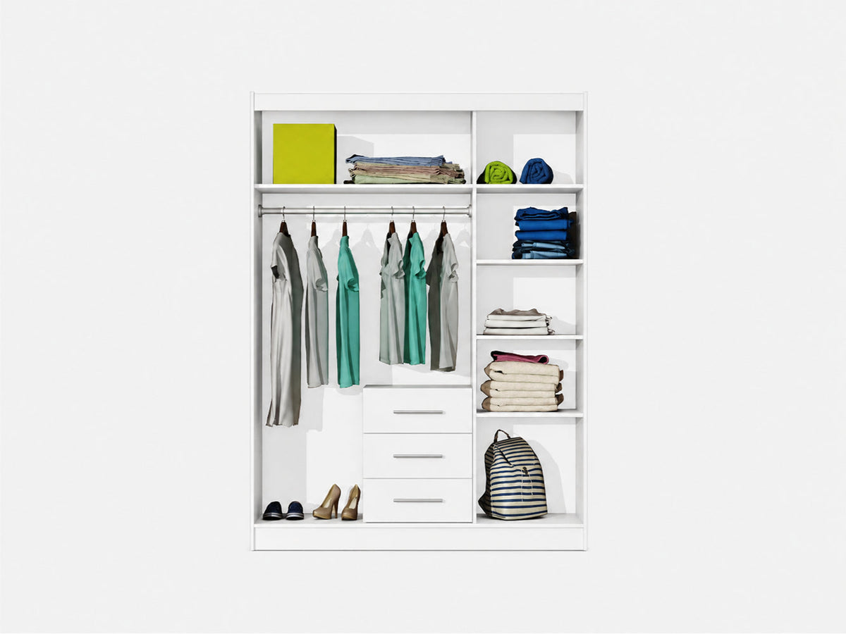 Bali Lux D3 Hinged Door Wardrobe