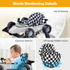 4-in-1 Baby Push Walker with Adjustable Height and Speed-Grey