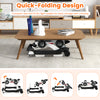 4-in-1 Baby Push Walker with Adjustable Height and Speed-White