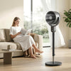 HOMCOM 20 dB Silent Standing Fan for Bedroom, 42
