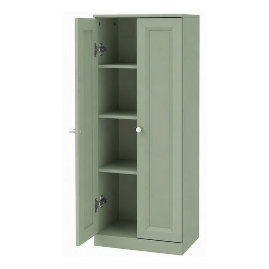HOMCOM Narrow Bathroom Cabinet in Green